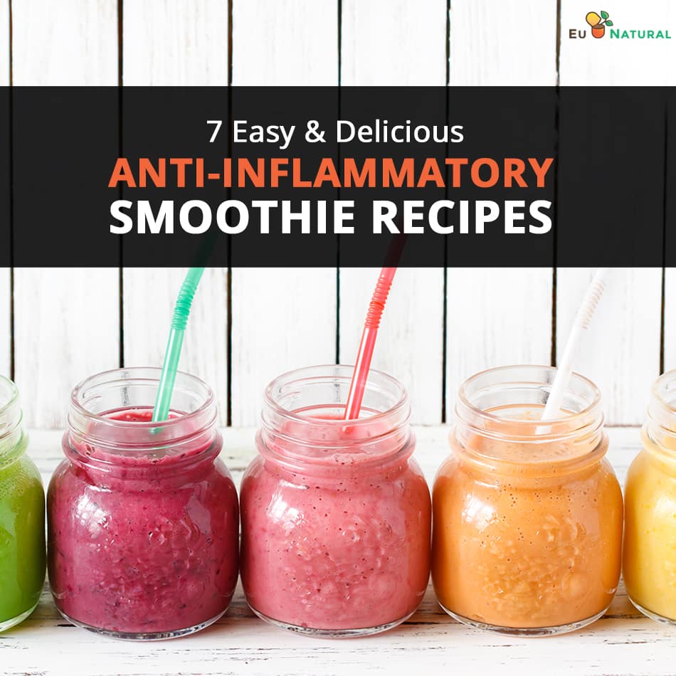 7 Easy & Delicious Anti-Inflammatory Smoothie Recipes - delicious smoothie recipes that soothe inflammation and joint pain.