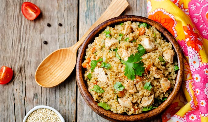 Quinoa Dinner Energy Boosting Foods