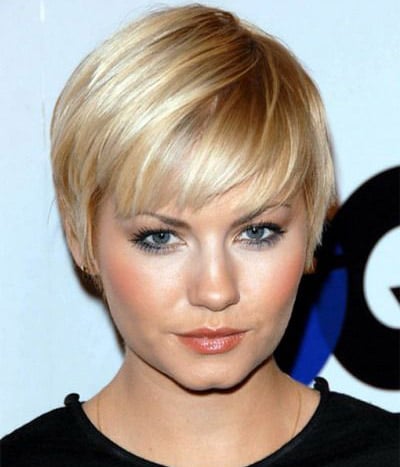 Textured pixie cut hairstyle
